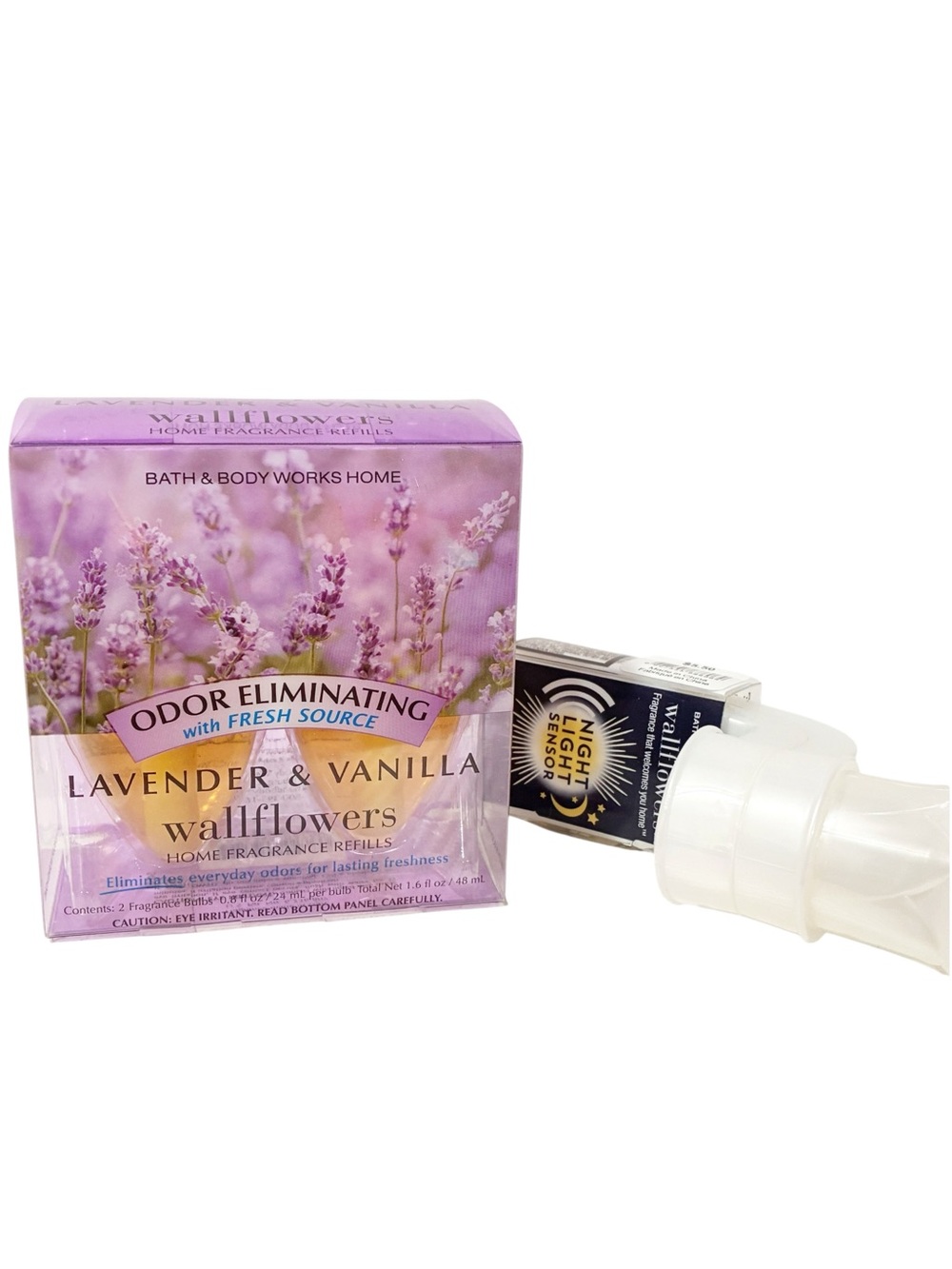 Bath & Body Works Wallflowers Oil Fragrance Refill Bulbs Lavender & Vanilla NEW